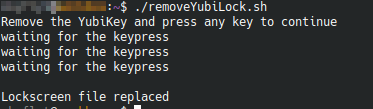 Yubikey Lock PC and Close terminal sessions when removed