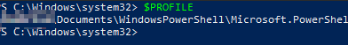 Use Powershell profiles