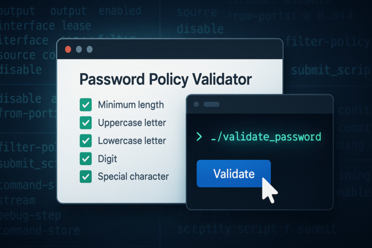 How to Use the Password Policy Validator for Secure Credential ...